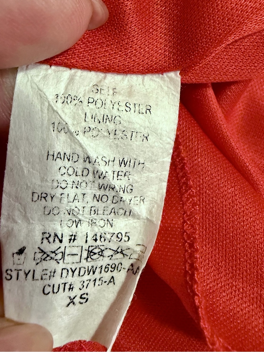 Altar’d State Red Ruffle Wrap Mini Dress XS Made in USA - Picture 6 of 13